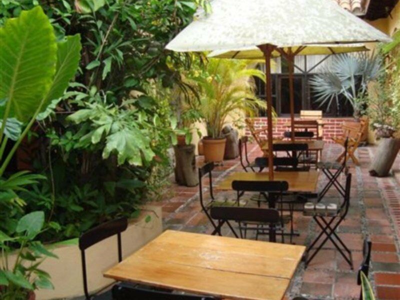 Hotel Puertas De Cartagena Restoran foto